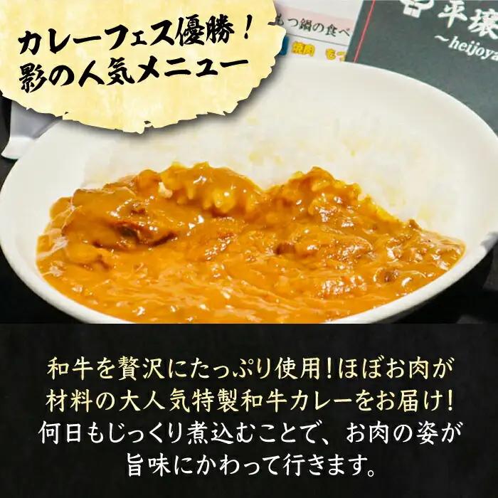 焼肉屋さんの特製和牛カレー 200g×2個 VAH051 牛肉カレー