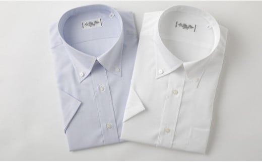 半袖ボタンダウン2枚Lサイズセット HITOYOSHI シャツ