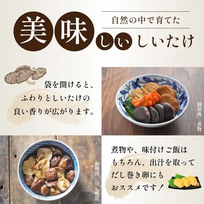 原木乾燥しいたけ 贈答用 400g