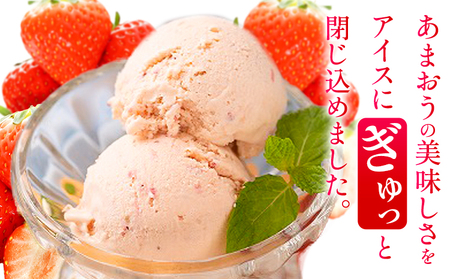 あまおうジェラート 1000ml 南国フルーツ株式会社《30日以内に出荷予定(土日祝除く)》福岡県 鞍手町 あまおう いちご ジェラート 果物 送料無料
