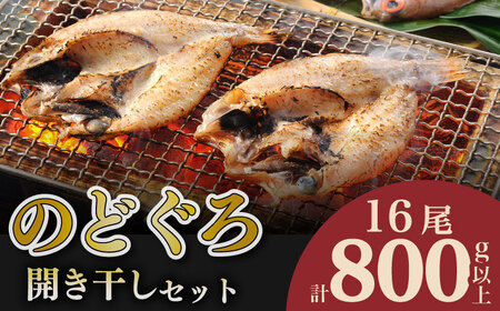 のどぐろ開き干し計800g 16尾 冷凍 のどぐろ AS