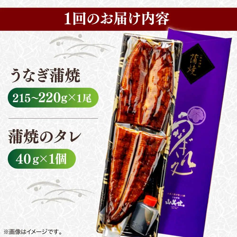 【12回定期便】うなぎ老舗専門店のパリっとふっくら国産うなぎ 蒲焼1尾(蒲焼のタレ付き) 島根県松江市/株式会社山美世商会[ALDC009]