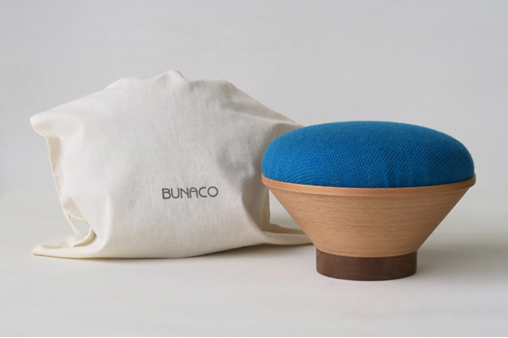 BUNACO「正座のため」のイス（トール）ブルー 1個