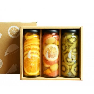 ふるさと納税 泉佐野市 人気フルーツコンポート3本セット ギフト箱入 いずみピクルス NSW 099H3530 |  | 01
