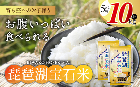米 10kg お米 琵琶湖宝石米 こめ コメ おこめ 白米 精米 B-G10 中川吉兵衛商店 東近江