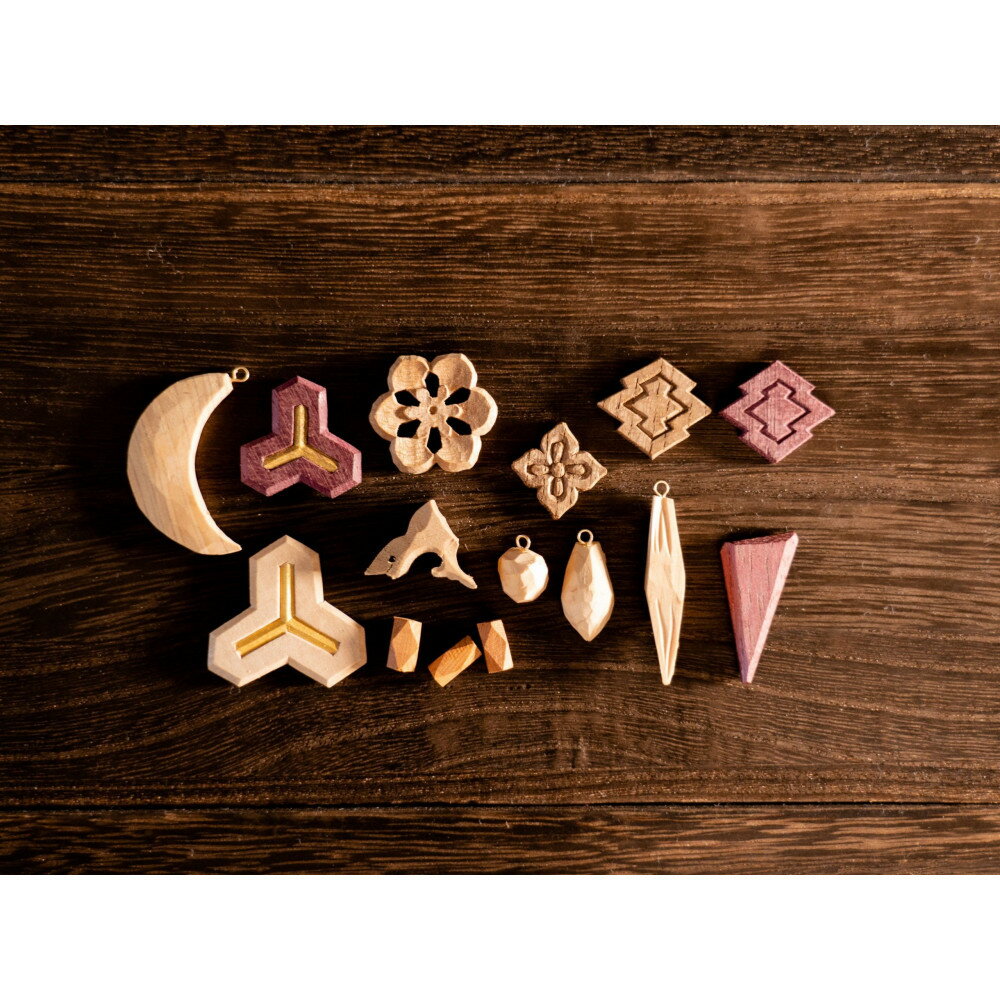 【ふるさと納税】井波彫刻のアクセサリーづくり ペンダント・ブローチ＜体験プラン＞ | 富山県 南砺市 彫刻 体験 井波彫刻 人気 おすすめ 送料無料