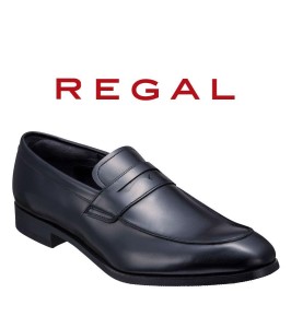 ビジネスシューズ リーガル REGAL 22ALBCM ローファー ブラック クールマックス使用 盛岡市産モデル 革靴 紳士 靴 紳士靴 黒 ファッション メンズ 国産 フォーマル 日用品 24.5c