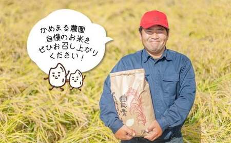 【 定期便 6回 】 かめまる農園の「ひのひかり」5kg（2ヶ月毎×6回）
