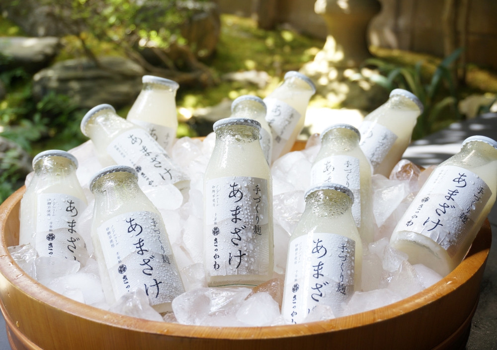 
            千年鮭きっかわ 手づくり麹 あまざけ 180ml×10本セット（化粧箱入）1034012 甘酒 ギフト 贈答用
          