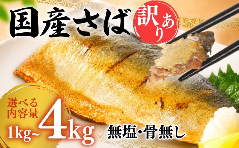 
                  【7営業日以内発送】選べる 訳あり さばフィーレ ( 1kg ～ 4kg )  さば 鯖 サバ 無塩 さばフィーレ サバフィーレ さばフィレ サバフィレ 切り身 切身 三枚おろし 処理済み 骨抜き 骨無し 小分け わけあり 訳アリ 不揃い 個別冷凍 惣菜 おかず 塩焼き 味噌煮 調理用 料理 冷凍 冷凍品 長期保存 お取り寄せ グルメ 魚 大容量 ふるさと納税さば 日本マリンフーズ 山口県 下関市
                