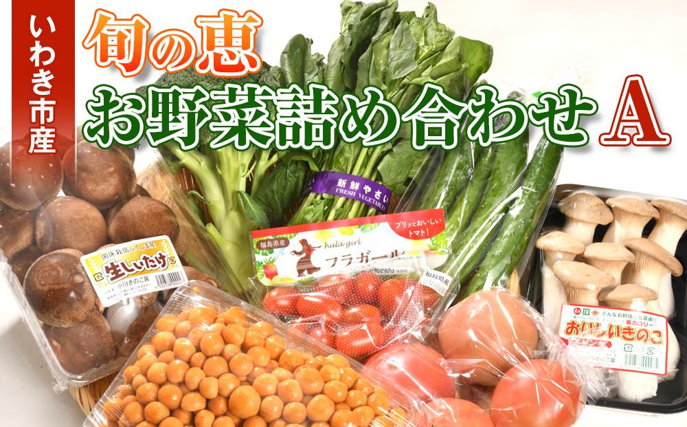 
いわき市産　旬の恵お野菜詰め合わせA
