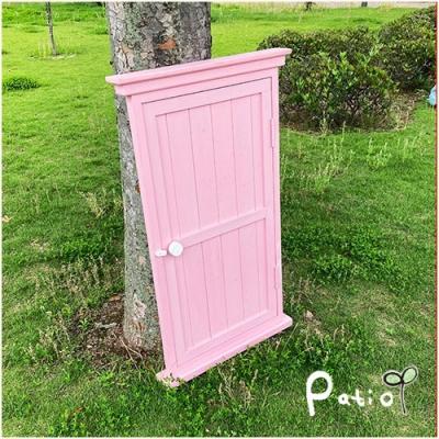 ふるさと納税 小牧市 フェイクドアーのオブジェ 大 色:ピンク[161P20-02]