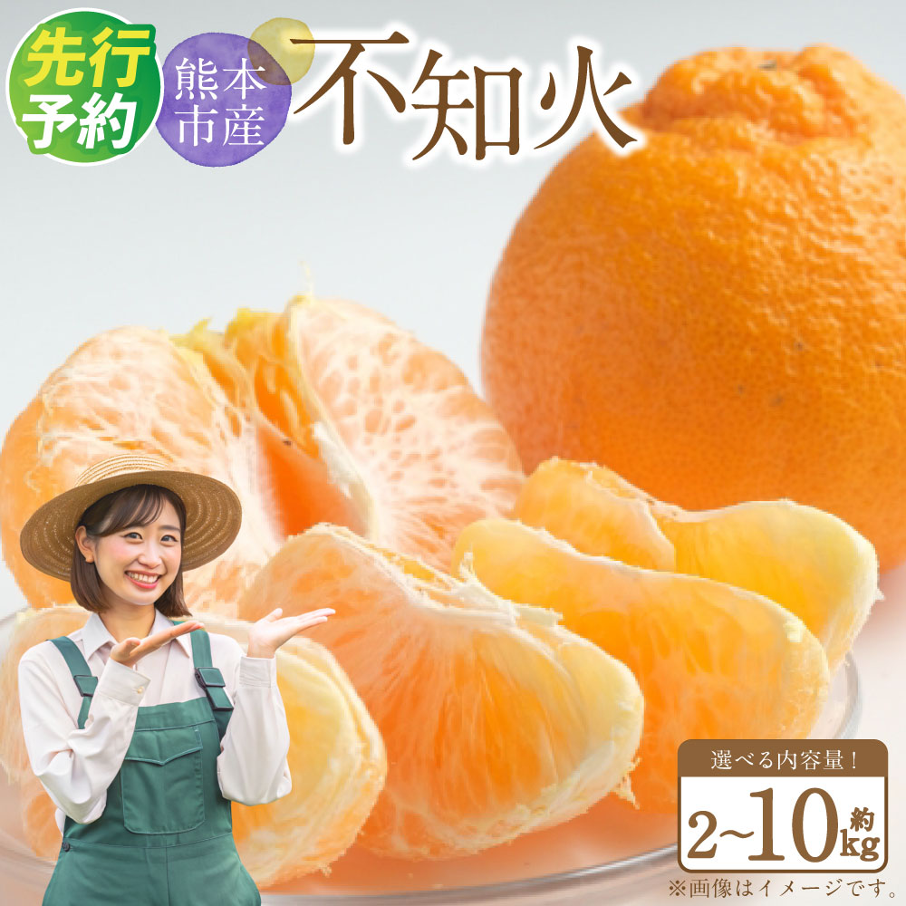 【ふるさと納税】 不知火 （デコポンと同品種） ＜選べる＞約2kg または 約5kg または 約10kg 7000円 ～ 20000円 7000円 ～ 2万円 サイズ不選別 蜜柑 柑橘 しらぬい 果実 果物 フルーツ 国産 常温 先行予約 送料無料 【2027年2月上旬～4月上旬迄発送予定】