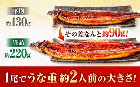 【全12回定期便】中国産 特大うなぎ蒲焼 計440g（220g×2尾）吉野ヶ里町/株式会社フジマキ うなぎ ウナギ 蒲焼[FDM016]
