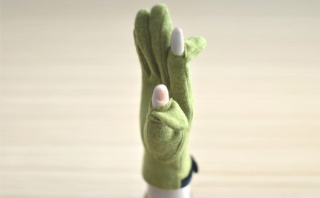 レディース　手袋（指で～る） ブラック