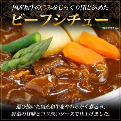 ふるさと納税 西予市 <国産和牛ビーフシチュー 20パック>レトルト シチュー カレー 防災 福真 |  | 01