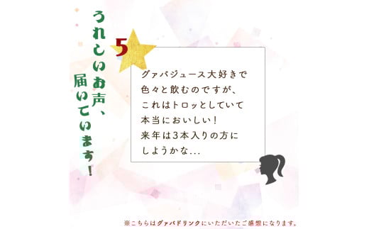 KU105 【定期便・全12回】驚きの果実感!グァバ・パッションフルーツドリンク2本セット(720ml×2本)×12回【宮崎果汁】