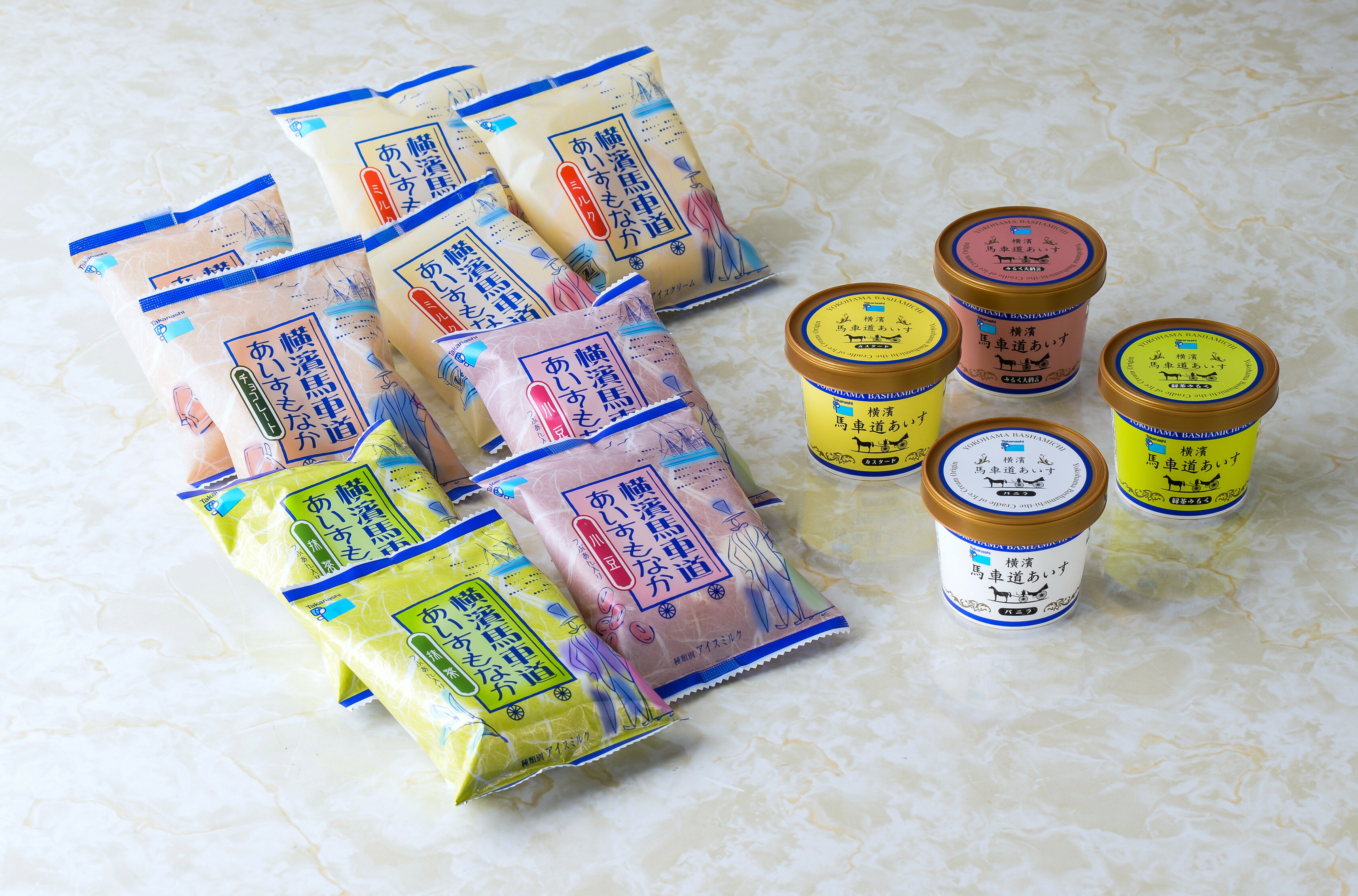 【ふるさと納税】横濱馬車道あいすセット （カップ&もなか） | お菓子 菓子 おかし スイーツ デザート 食品
