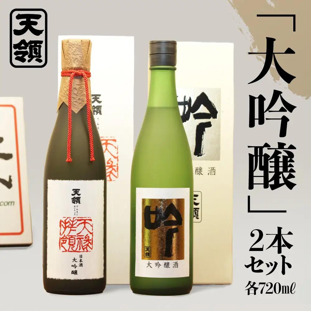 「大吟醸」セット 大吟醸 天禄拝領（720ml×1本）/大吟醸　吟（720ml×1本）【2-16】