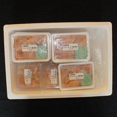 ふるさと納税 根室市 【北海道根室産】ボイルたらばがに剥き身9P・いくらサーモン親子漬9P D-42069 |  | 01
