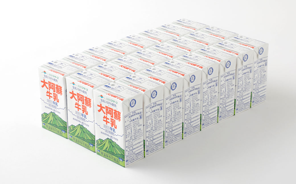 【1ヶ月毎2回定期便】大阿蘇牛乳 250ml 計48本（24本×2回） 計12L