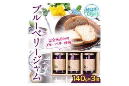 手作り ブルーベリージャム（140g×3個）ジャム