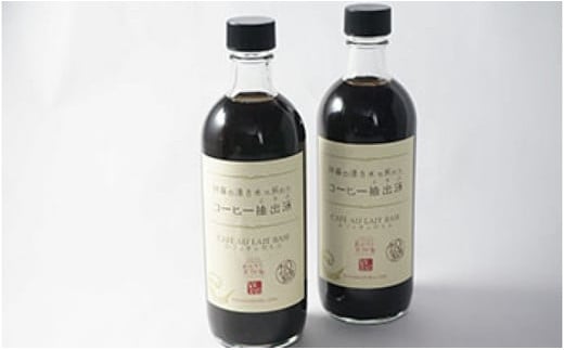 【おぐに天然食ほこすぎ】阿蘇の湧き水で煎れたコーヒー抽出液（500ml×2）