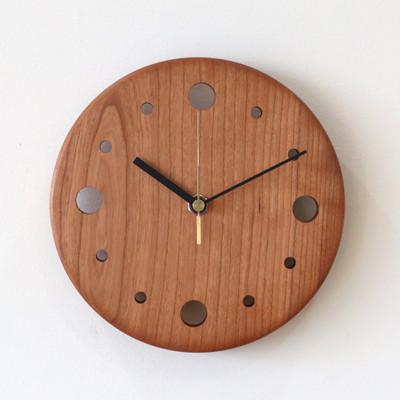 ふるさと納税 宇治市 掛時計(ブラックチェリー・黒針)