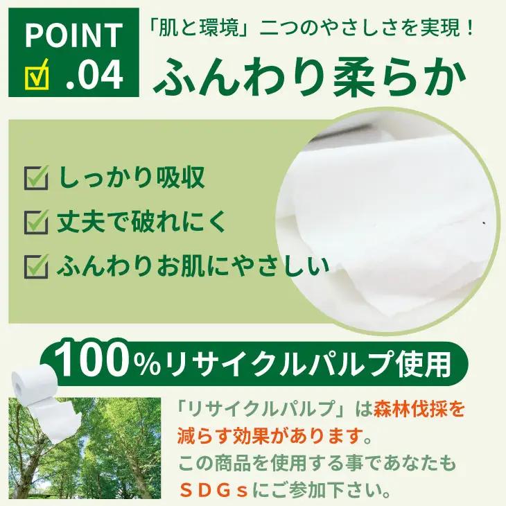 トイレットペーパー シングル ホワイト 100ｍ 6パック 計72個 トイレットロール 日用品 B140-062