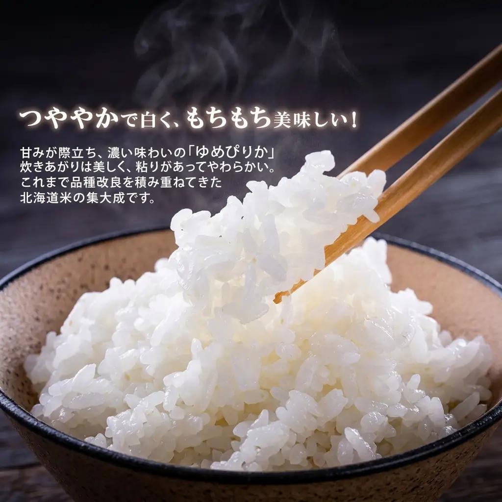 ゆめぴりか 無洗米 特A 北海道産 ゆめぴりか【5kg】【定期便 12ヶ月連続12回】