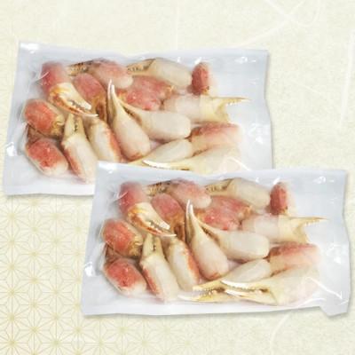 ふるさと納税 岸和田市 生ずわいがに カニしゃぶ用 爪肉 1.0kg(8〜25本×2袋)『年末年始・お歳暮におすすめ』 |  | 01