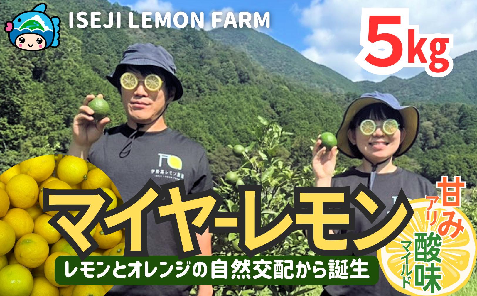 
                  「国産マイヤーレモン」5Kg　伊勢路レモン農園〈2026年10月以降出荷分受付開始〉【IL02】
                