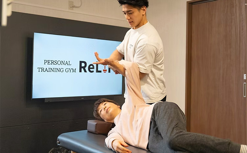 新潟県上越市 パーソナルジム ReLife(リライフ) PNFストレッチ 45分コース 12回 回数券 カウンセリング込 お試し 姿勢のケア スポーツパフォーマンス 柔軟性向上