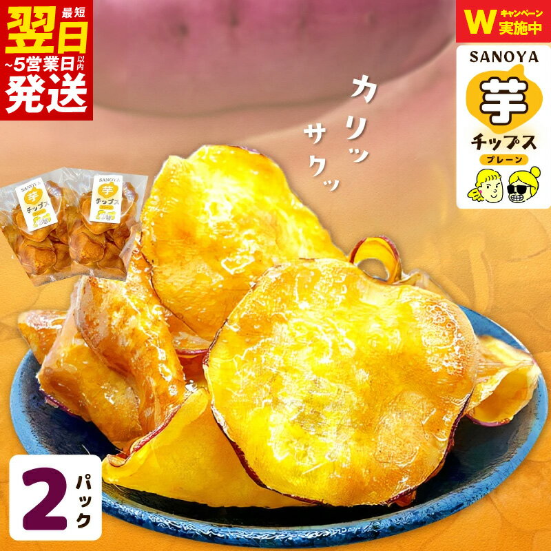 【ふるさと納税】さのやチップス（プレーン味）140g×2パック 芋匠さのや 人気メニュー 最短 翌日発送 5営業日 大阪府 泉佐野市 送料無料 さのやCP