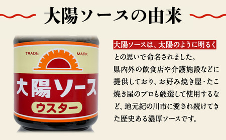 昔懐かし大陽ウスターソース1000ml×6本セット 深瀬昌洋商店 和歌山