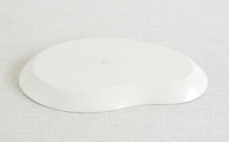 【波佐見焼】フレッシュアート ビーン プレート 2柄セット (リンゴ・レモン)【菊祥陶器】[OAQ046]
