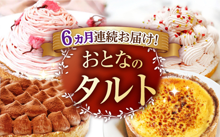 【6回定期便】贅沢ケーキが毎月届く！大人のタルト定期便【心優　-Cotoyu Sweets-】[KAA308]/ 長崎 平戸 菓子 スイーツ ケーキ タルト プリン ストロベリー 苺 いちご  