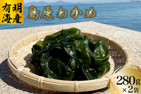 【BH030】 有明海産島原わかめ　280g×2袋