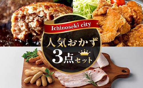 ＜Vふるさと納税限定＞一関人気惣菜定期便3回コース