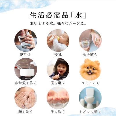 ふるさと納税 室戸市 災害・非常時保存用「10年保存水」(10年保存可能)　1.8L×6本&400ml×24本 |  | 02