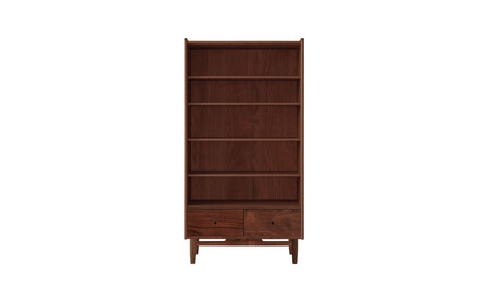 旭川家具 MUKU工房オリジナル ジャム オープンキャビネット ウォールナット_04900