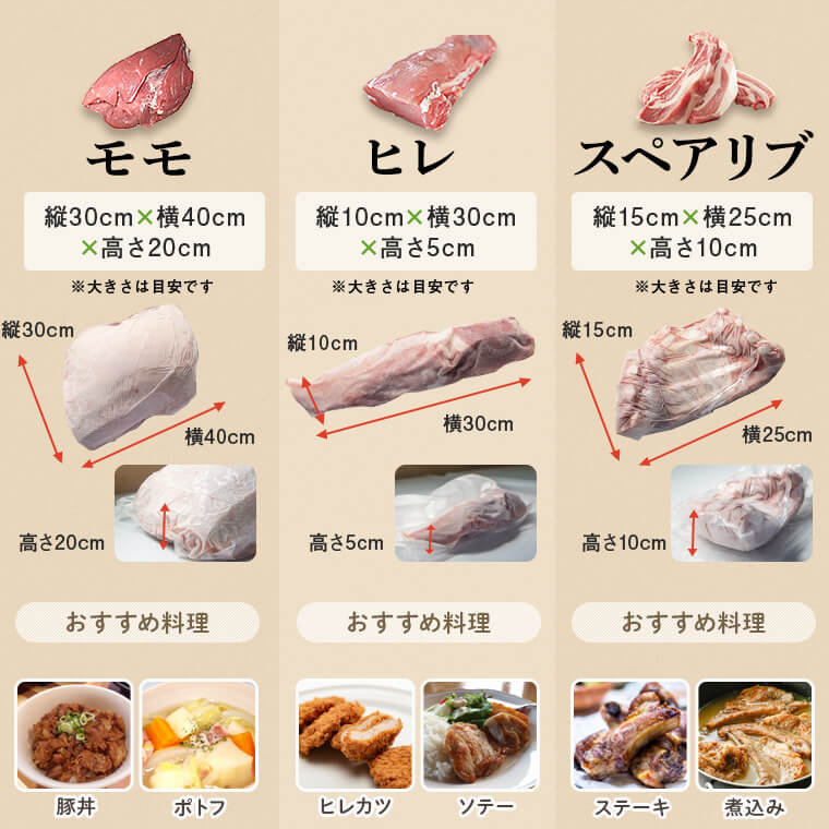 【G05031】鹿児島県産豚1頭ブロックセット(6箱一括送付）_イメージ4