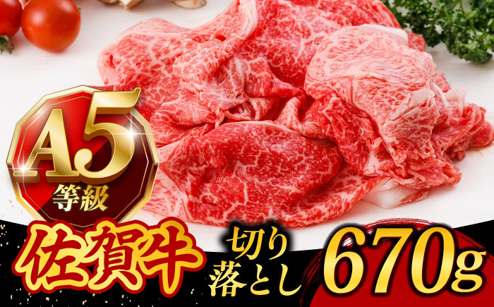 【色んな料理に最適！】A4 A5等級 佐賀牛 切り落とし 670g /焼肉どすこい [UCC011] 牛肉 肉