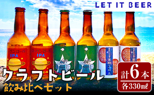 クラフトビール飲み比べセット（6本入り）