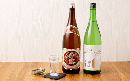 熊本県産酒 一升瓶 (1800ml) 2本 セット ( 瑞鷹 ・ 熊本県酒造研究所 ) お酒 酒 日本酒 飲み比べ 純米酒 吟醸酒