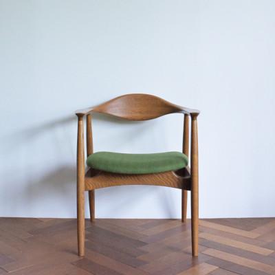 ふるさと納税 小野市 アームチェア　オーク　グリーン |  | 01