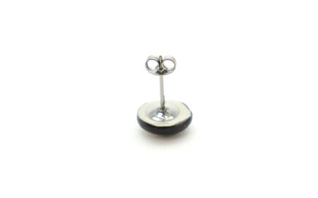 【美濃焼】 青むら タイル ピアス 直径10mm 瑞浪市 / TILEmade タイル アクセサリー ハンドメイド [AZCD040]