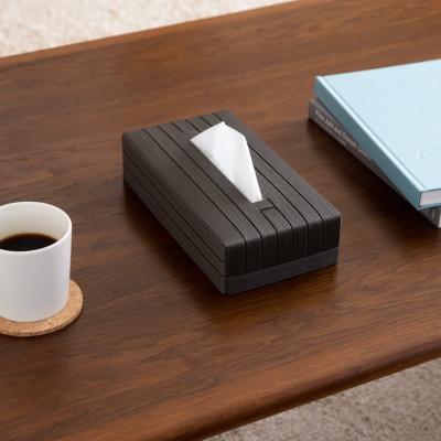 ふるさと納税 奥州市 心地よい暮らしをつくる ティッシュケース mini チャコールグレー バンドシー [AR091] |  | 02