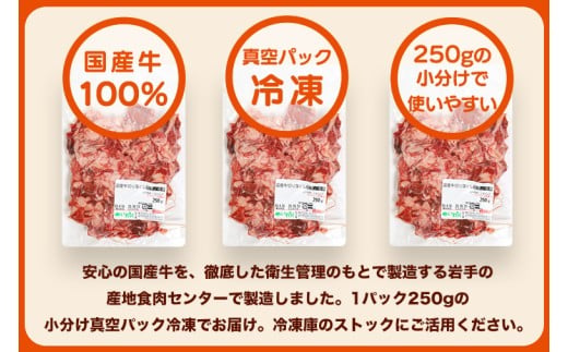★先行予約 2月中旬より発送★ 国産牛切り落とし3kg（250g×12パック）（DV073）