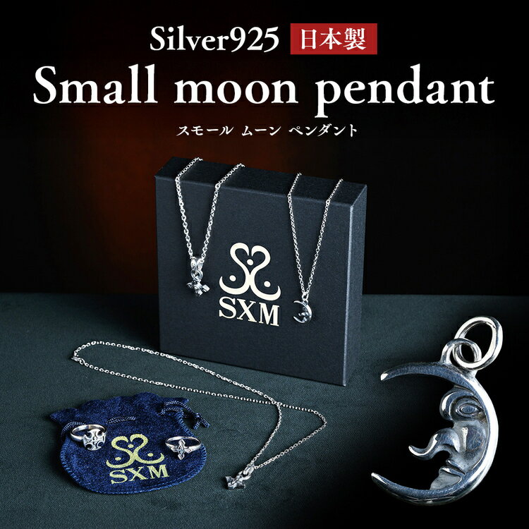 【ふるさと納税】small moon pendant